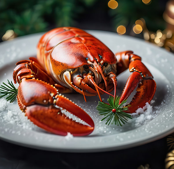 Menu de Noël à emporter (poisson)